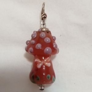 Mushroom necklace pendant